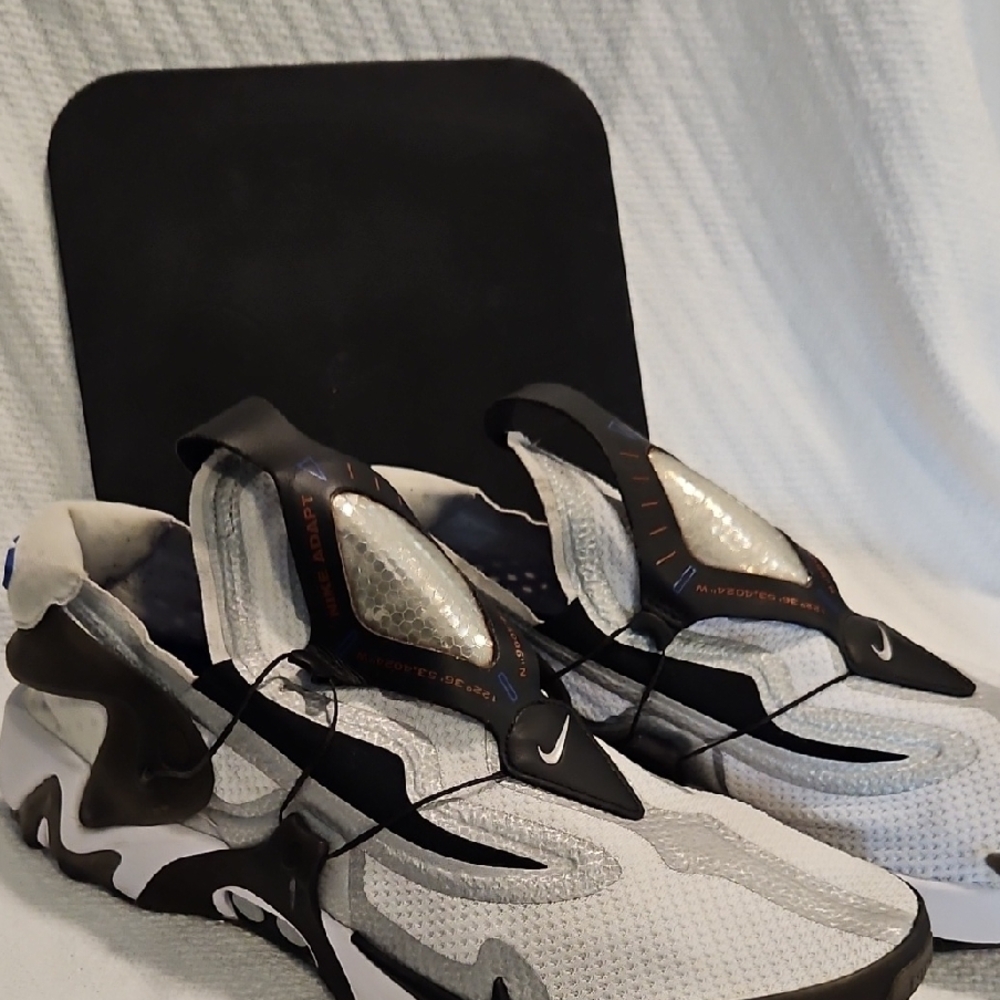 Nike Black and White Athletic Shoes with Bold Accents